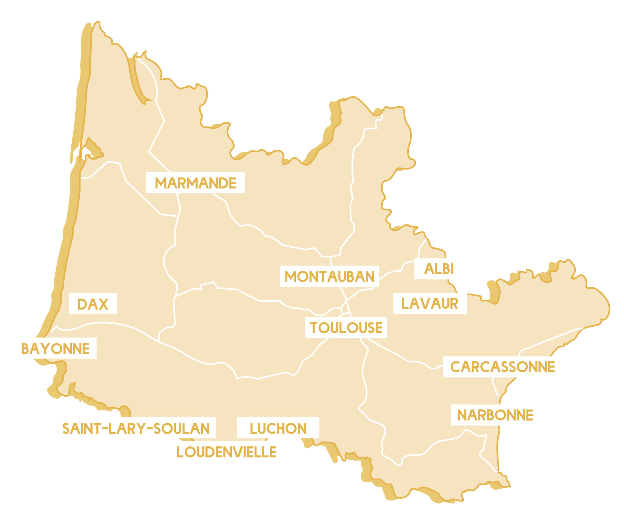 carte emplacement hôtels groupe HIS